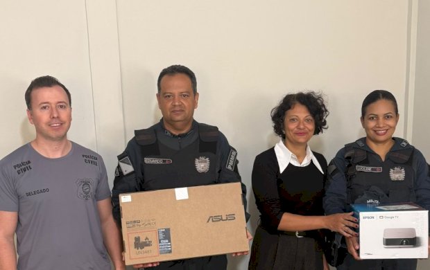 Conselho Comunitário de Segurança Pública de Batayporã entrega equipamentos para fortalecer ações do PROERD e PROMUSE