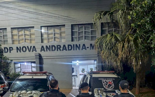 Polícia Militar apreende mais de 17 quilos de drogas e conduz uma mulher e uma adolescente por tráfico em Nova Andradina